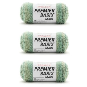 Basix® Worsted Marls Bag of 3