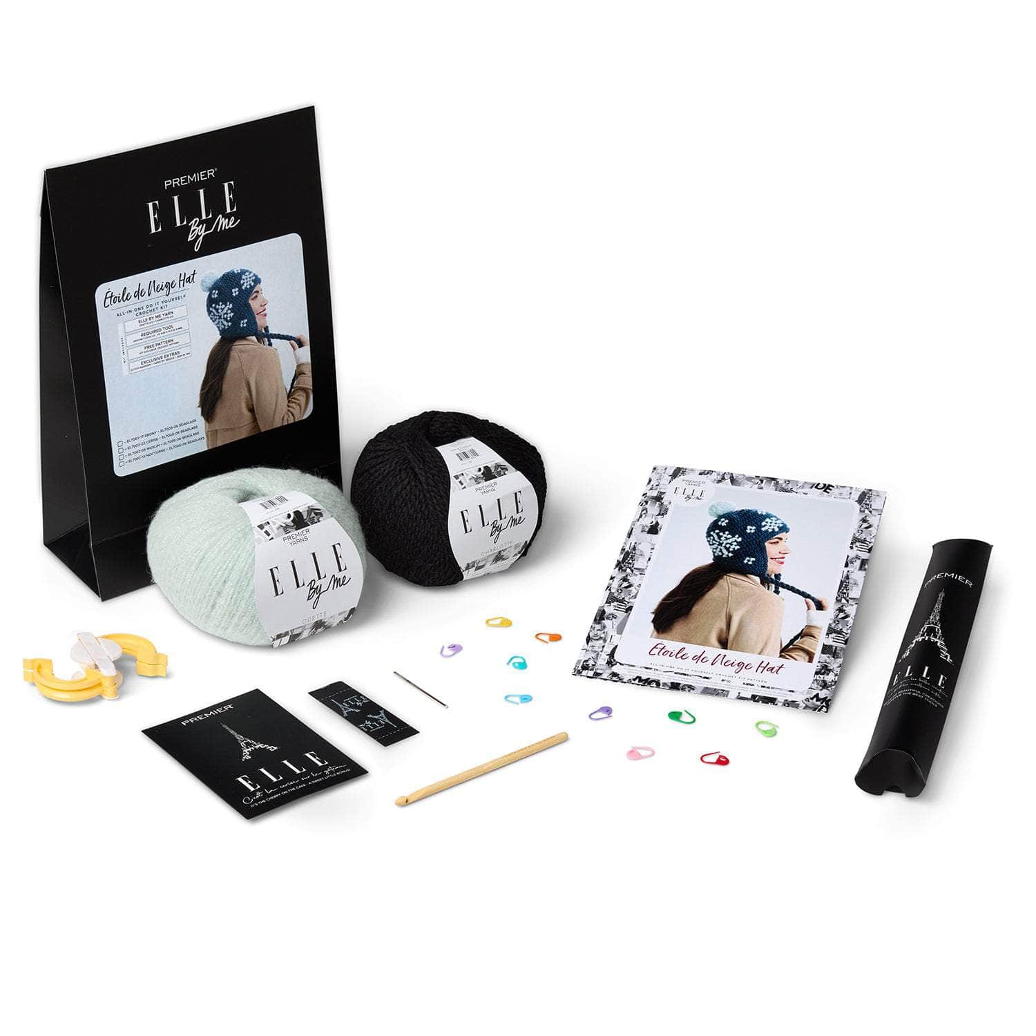 ELLE by Me Etoile de Neige Hat Crochet Kit - Image 8