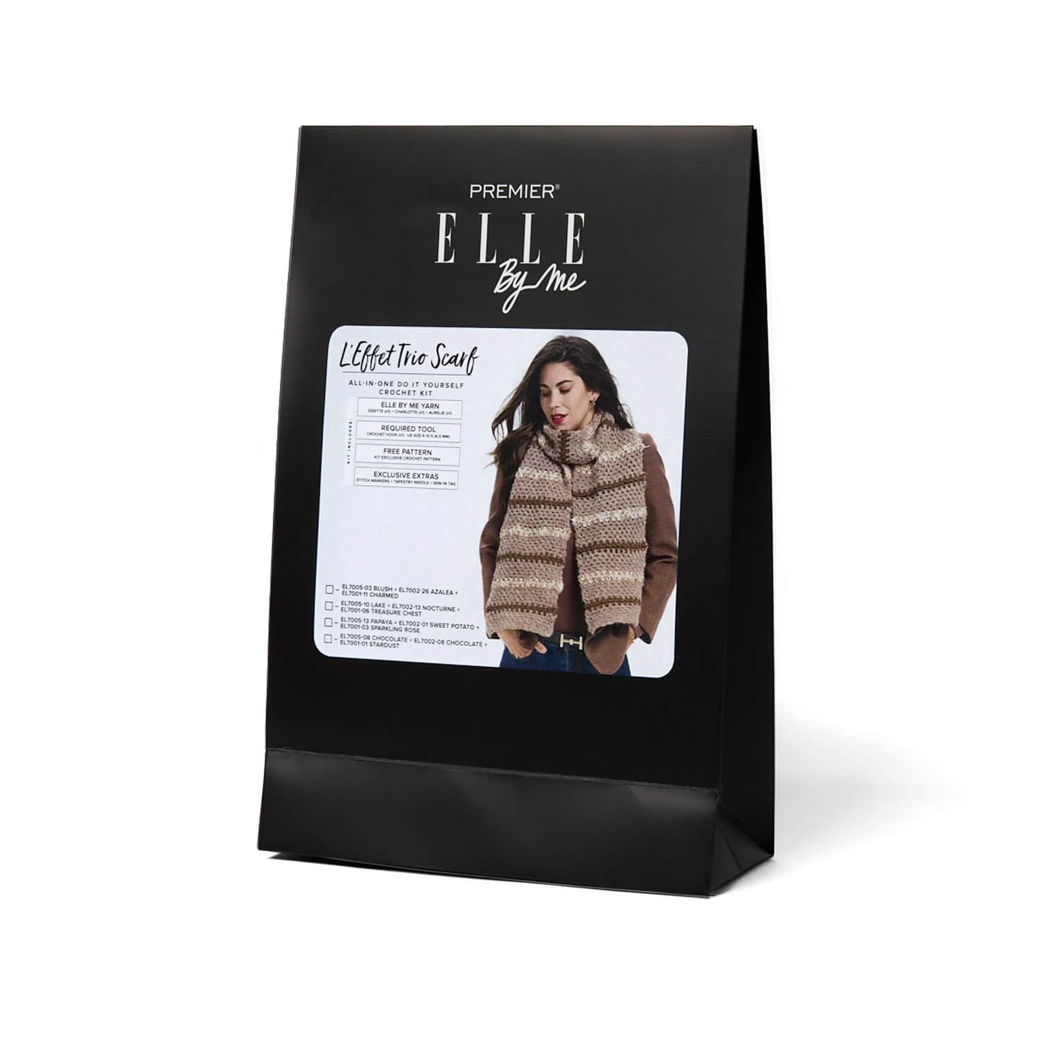 ELLE by Me L'Effet Trio Scarf Crochet Kit - Image 4