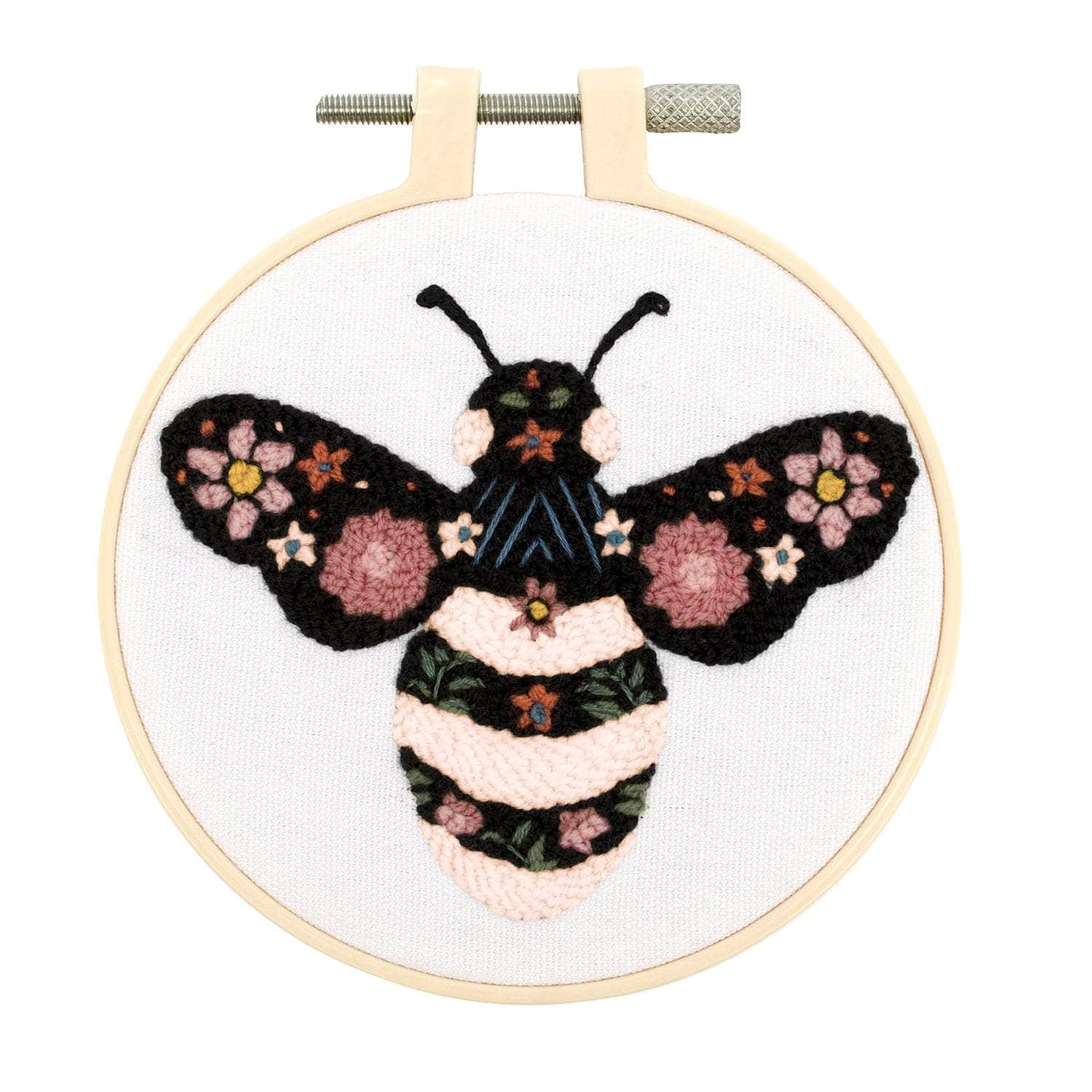 Punch Needle Kit 4" Hoop - Bee - Image 2
